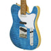 Aria 615-MK2 Electric Guitar. Turquoise Blue Body