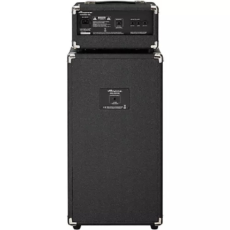 Ampeg MICROCL Mini Bass Stack. Black. Back View