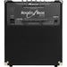 Ampeg RB-110 Rocket Bass 50 Watt Combo Bass Amplifier. Silver and Black. Back View