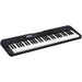 Casio CT-S300 Casiotone Portable Keyboard. Black. Side View