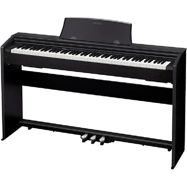 Casio PX-770BK Digital Piano. Black. Side View