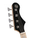 Cort Elrick NJS 4-String Bass Guitar. Black. Headstock View