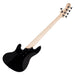 Cort Elrick NJS5 5-String Bass Guitar. Black. Full Back View