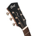 Cort Essence ES-GA4 Grand Auditorium Acoustic-Electric Guitar Black Top Head