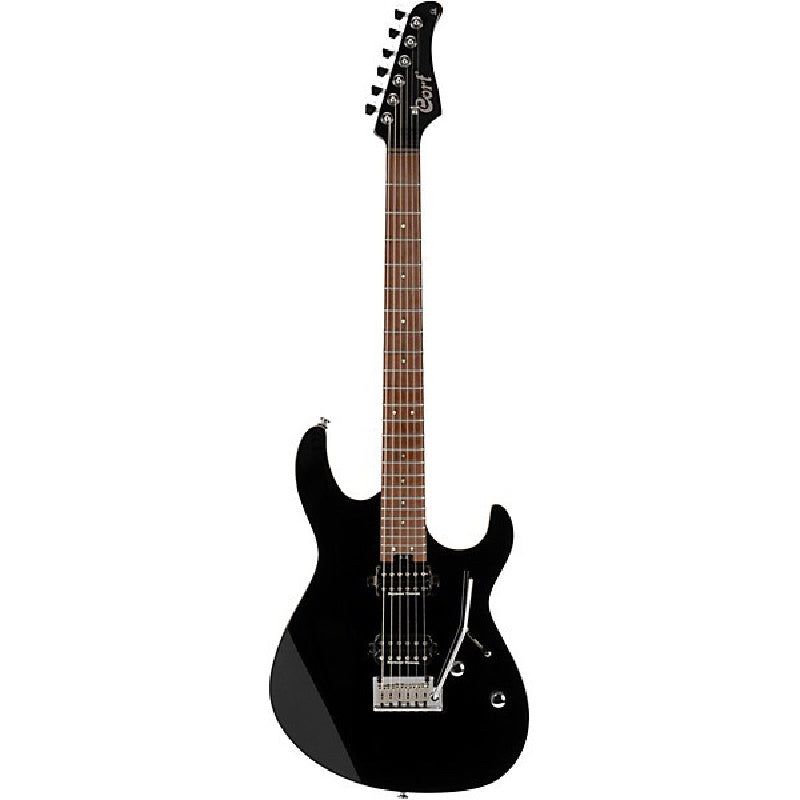 Cort G300 PRO Series Double Cutaway Electric Guitar. Black- Full View