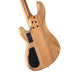 Cort GB Series Modern 4-String Bass Guitar. Open Pore Vintage Natural. Back View