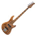Cort GB Series Modern 4-String Bass Guitar. Open Pore Vintage Natural. Full View