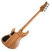 Cort GB Series Modern 4-String Bass Guitar. Open Pore Vintage Natural. Fulll Back View