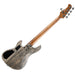 Cort GB Series Modern 5-String  Bass Guitar – Open Pore Charcoal Grey. Full back View