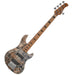 Cort GB Series Modern 5-String  Bass Guitar – Open Pore Charcoal Grey. Full View