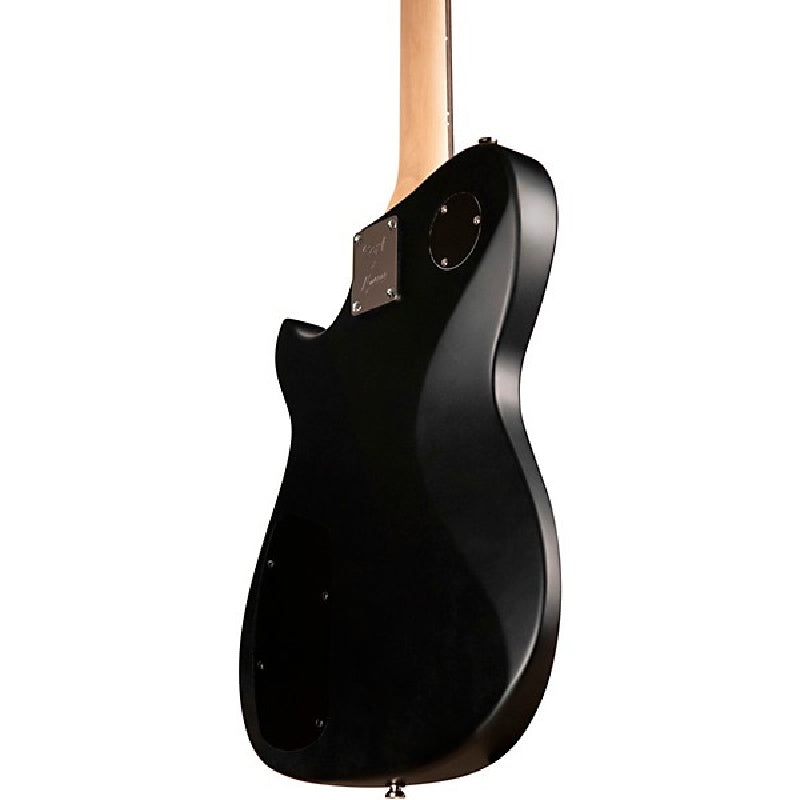 Cort Meta Series MBM-1 Matthew Bellamy Signature Guitar. Satin Black. Back View