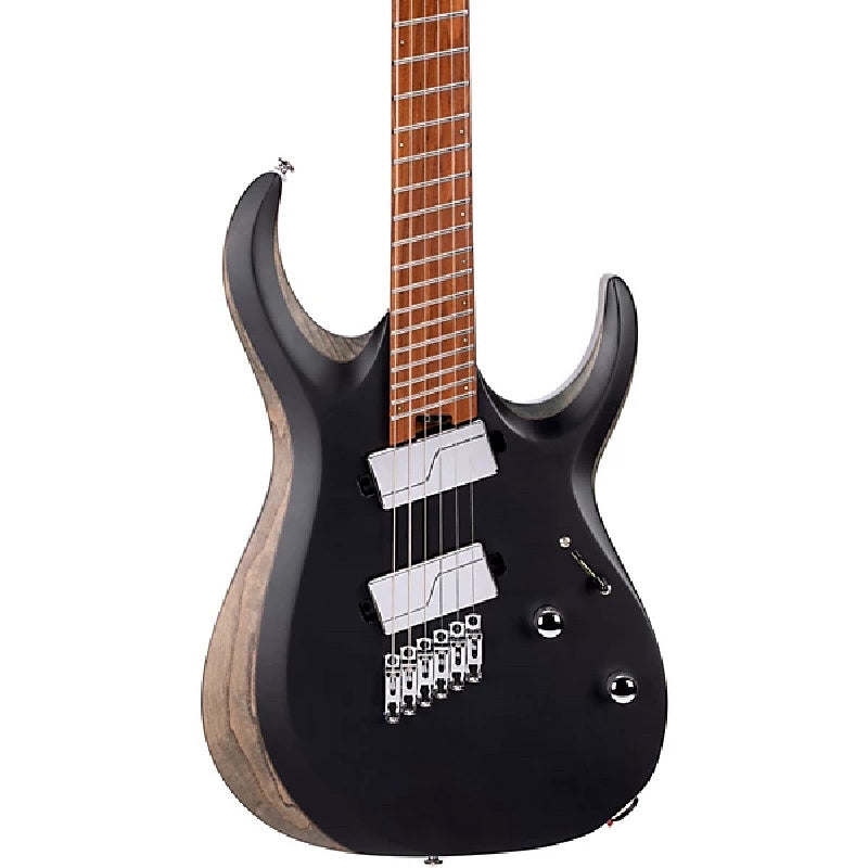 Cort X700 Mutility Multi-Scale Electric Guitar. Black Satin