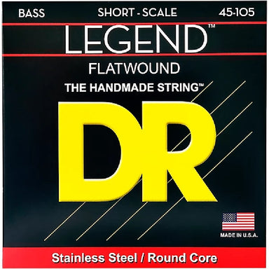 DR Strings FL-45 Legend Flatwound Electric Bass Strings. 45-105