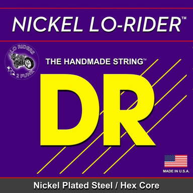 DR Strings NMH-45 Lo-Rider Nickel Plated Bass Strings. 45-105
