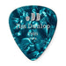 Dunlop 483P11HV Celluloid Guitar Pick Turquoise Pearloid Heavy