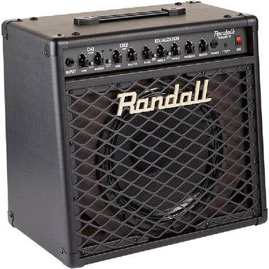 Randall RG80 2 Channel 80 Watt Solid State Guitar Combo Amplifier. Black