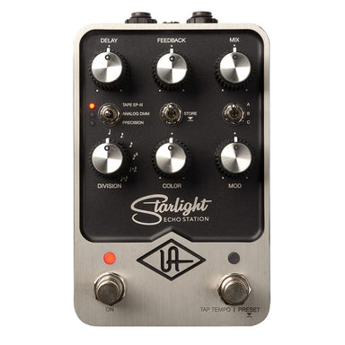 Universal Audio UAFX Starlight Delay Pedal Top View